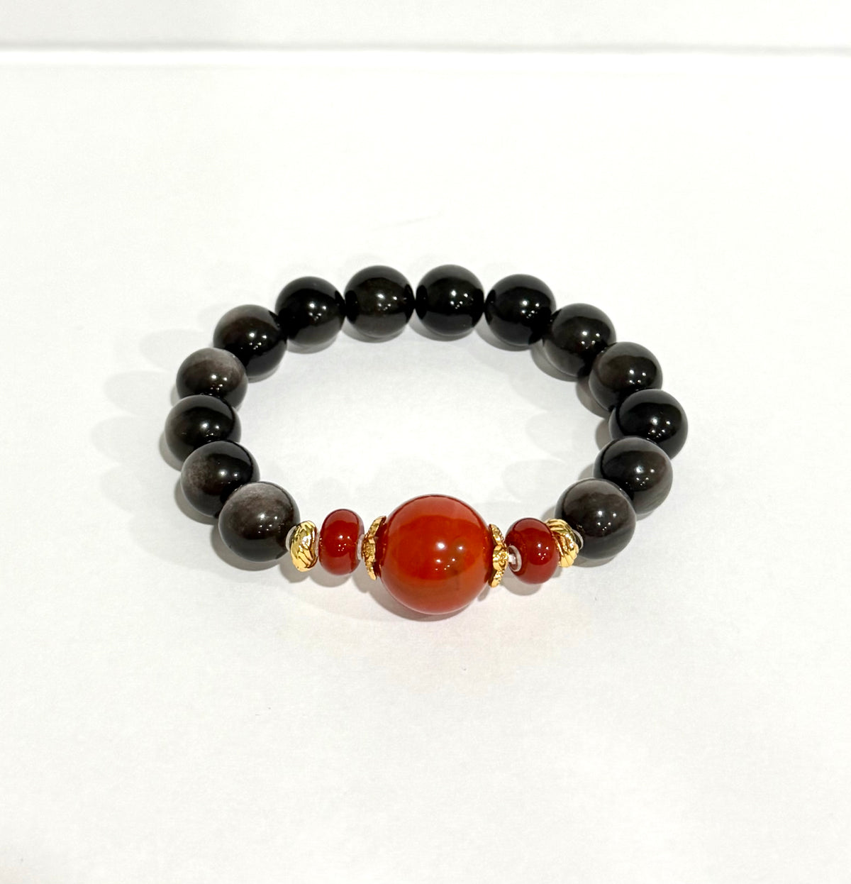 Ember Obsidian Bracelet - Lunelle Atelier