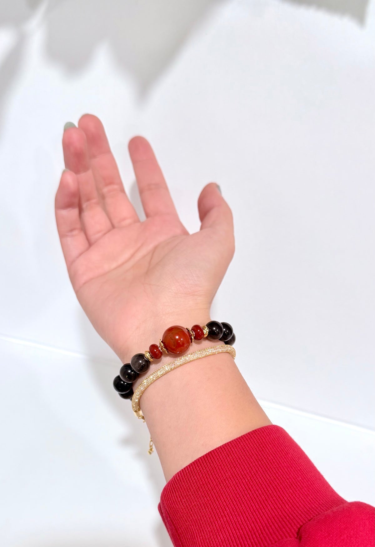 Ember Obsidian Bracelet - Lunelle Atelier