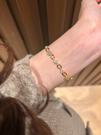 Halo Geometry Bracelet - Lunelle Atelier