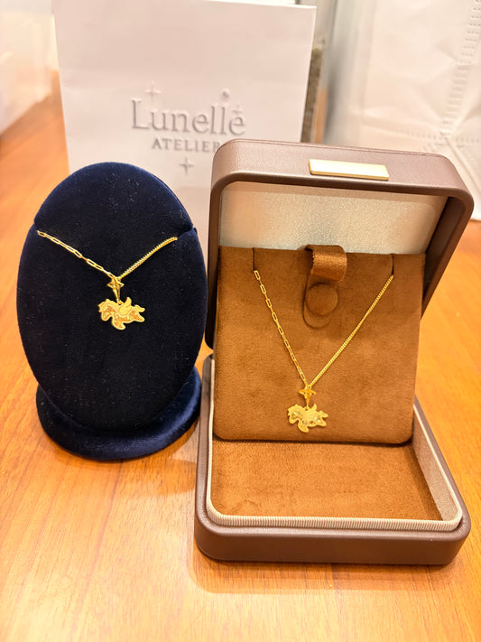 Star Pony Charm Necklace - Lunelle Atelier