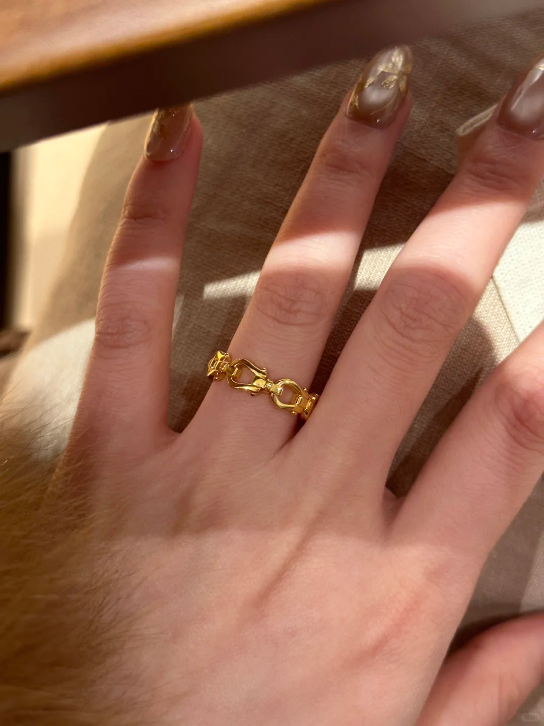 Buckle Ring, Yellow Gold - Lunelle Atelier