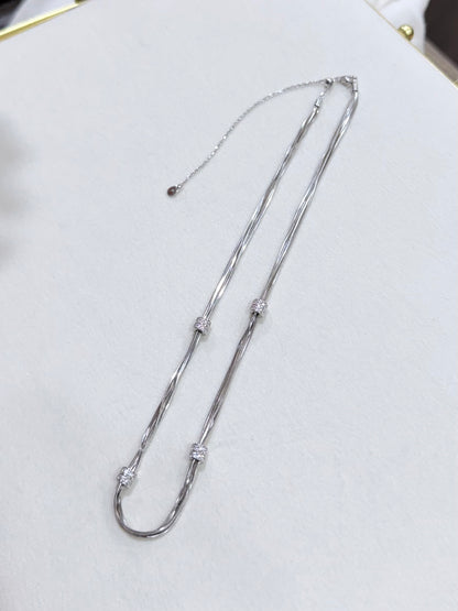 Liquid Light Snake Chain Necklace
