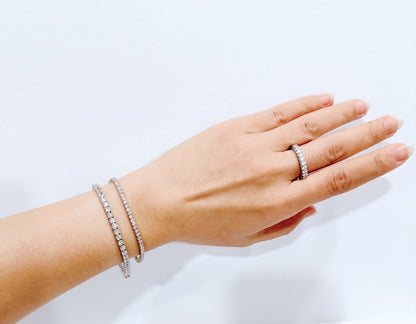 Sparkling Tennis Bracelet - Lunelle Atelier
