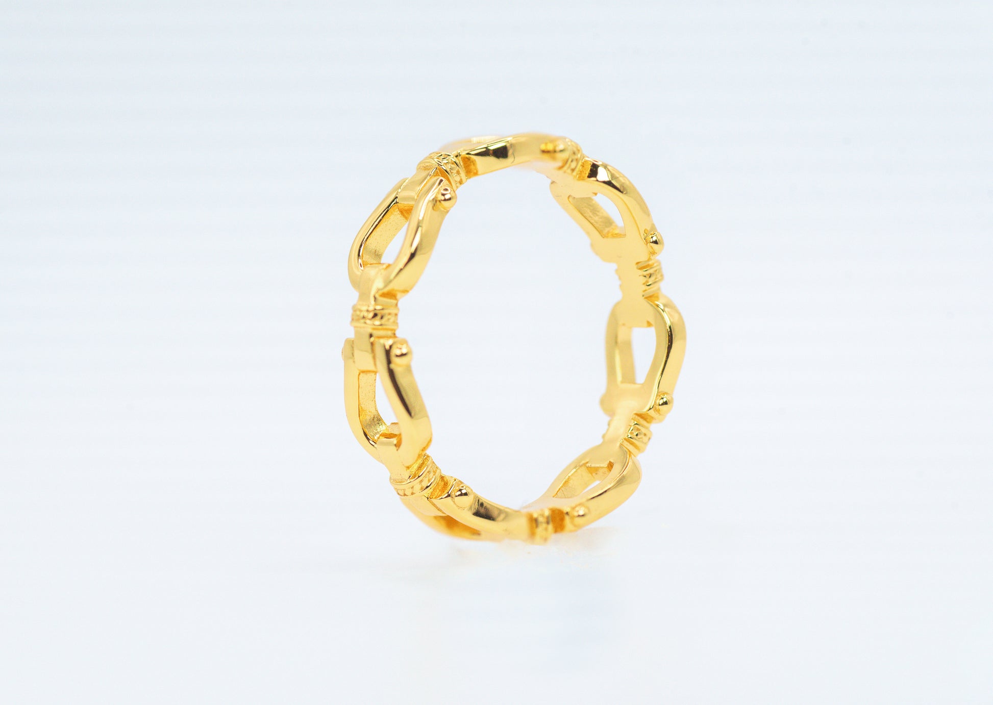 Buckle Ring | 18K Gold Plated Sterling Silver - Lunelle Atelier
