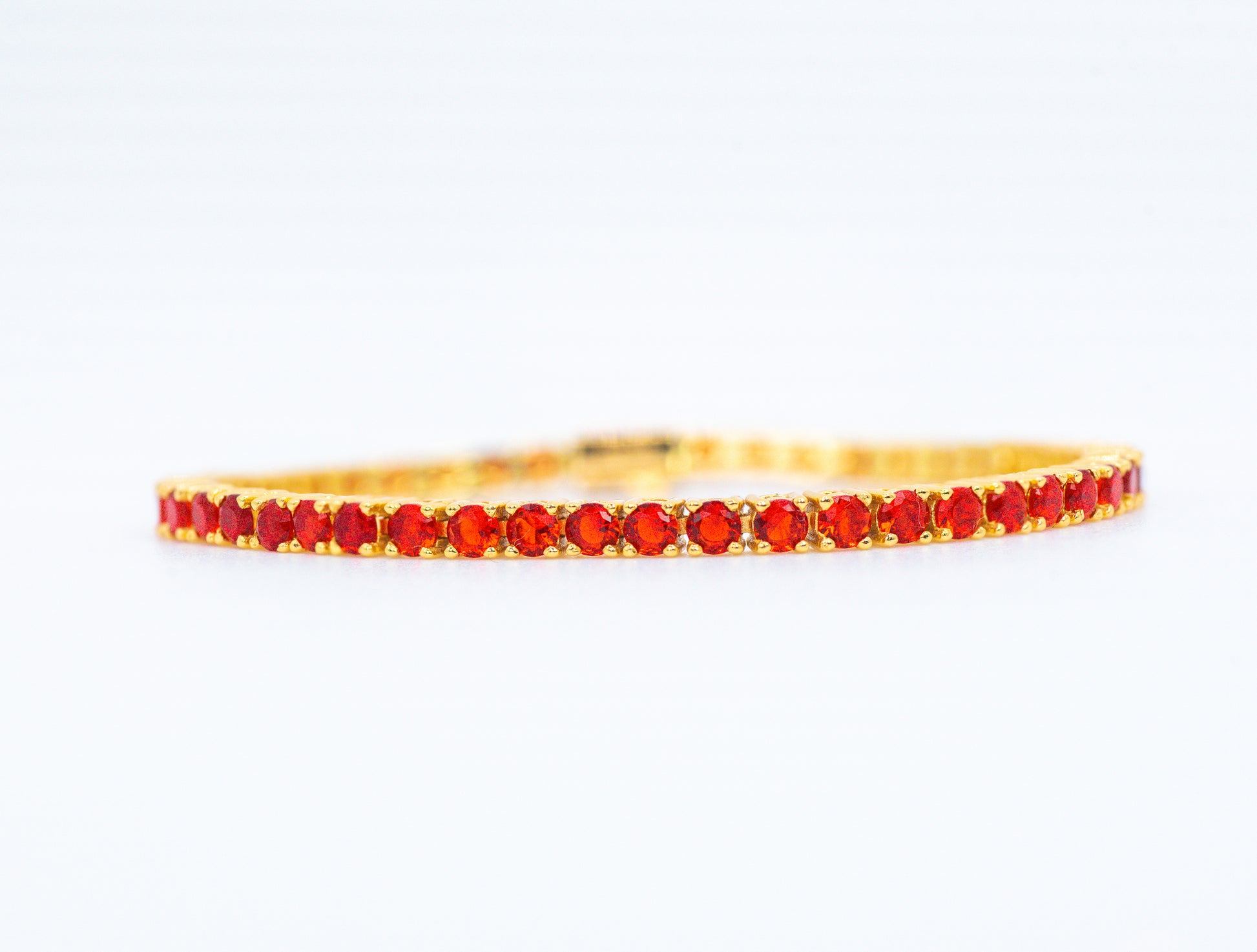 Ruby Aura | Corundum Tennis Bracelet - Lunelle Atelier