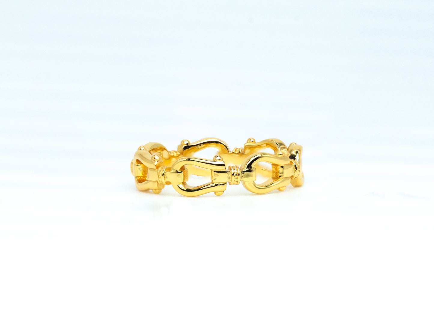 Buckle Ring | 18K Gold Plated Sterling Silver - Lunelle Atelier