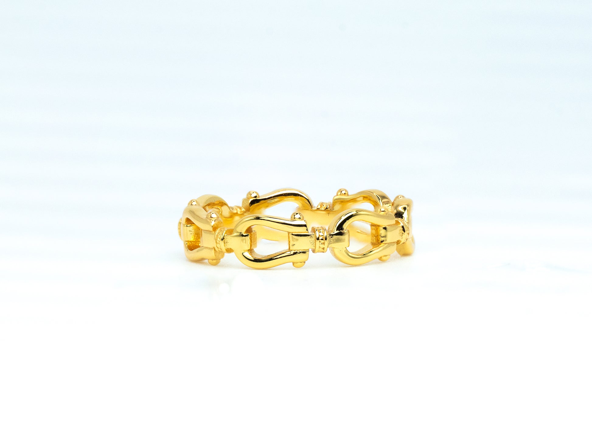 Buckle Ring | 18K Gold Plated Sterling Silver - Lunelle Atelier
